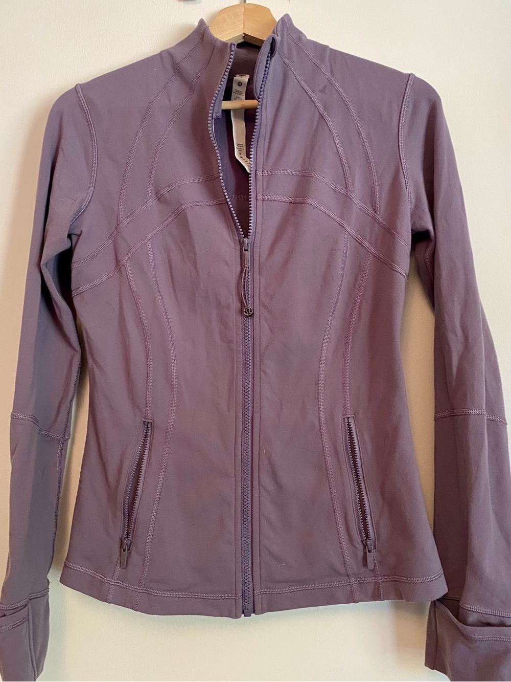 lululemon athletica Mauve Zip Jacket with Back Vent